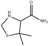 4-Thiazolidinecarboxamide,5,5-dimethyl-(7CI,8CI,9CI) Struktur