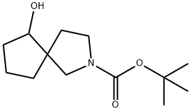 Tert-Butyl 6-Hydroxy-2-Azaspiro[4.4]Nonane-2-Carboxylate(WX101381) Struktur