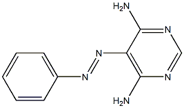 6-amino-5-(phenyldiazenyl)-4-pyrimidinylamine Struktur