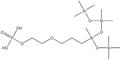 DIMETHICONE PEG-7 PHOSPHATE Struktur