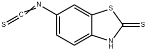 2(3H)-Benzothiazolethione,6-isothiocyanato-(9CI) Struktur