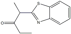 3-Pentanone,2-(2-benzothiazolyl)-(9CI) Struktur