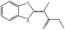 3-Pentanone,2-(2(3H)-benzothiazolylidene)-(9CI) Struktur