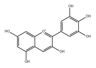 delphinidin Struktur