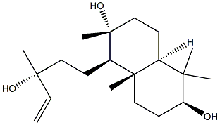 3-hydroxysclareol Struktur