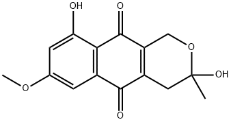 5-deoxyfusarubin Struktur