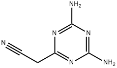 1,3,5-Triazine-2-acetonitrile,4,6-diamino-(9CI) Struktur