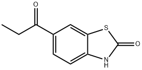 2(3H)-Benzothiazolone,6-(1-oxopropyl)-(9CI) Struktur