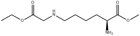 Nε-(Ethoxycarbonylmethyl)-L-lysine Methyl Ester Struktur