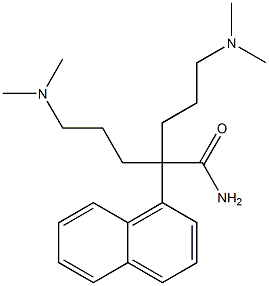 α,α-Bis[3-(dimethylamino)propyl]-1-naphthaleneacetamide Struktur