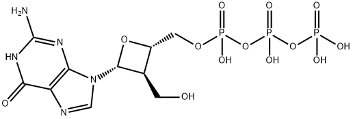 oxetanocin guanosine triphosphate Struktur