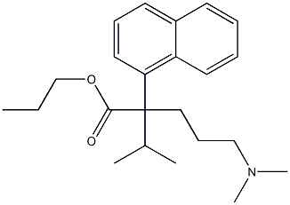 α-[3-(Dimethylamino)propyl]-α-isopropyl-1-naphthaleneacetic acid propyl ester Struktur