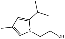 1H-Pyrrole-1-ethanol,4-methyl-2-(1-methylethyl)-(9CI) Struktur