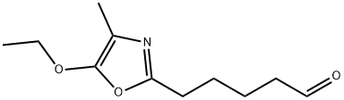 2-Oxazolepentanal,5-ethoxy-4-methyl-(9CI) Struktur