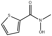 2-Thiophenecarboxamide,N-hydroxy-N-methyl-(9CI) Struktur