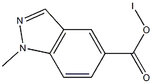 Hypoiodo-us 1-Methyl-1H-indazol-5-carboxylic anhydride Struktur