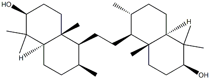 (8α)-8,14-Secogammacerane-3β,21α-diol Struktur