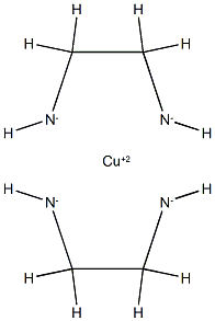 COPPER-ETHYLENEDIAMINECOMPLEX Struktur