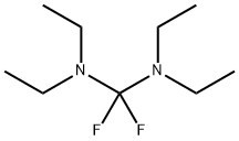 N,N,N',N'-Tetraethyl-C,C-difluoro-methanediamine Struktur