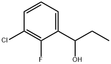 1-(3-chloro-2-fluorophenyl)propan-1-ol Struktur