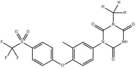 Toltrazuril sulfone-D3
Ponazuril-D3 Struktur