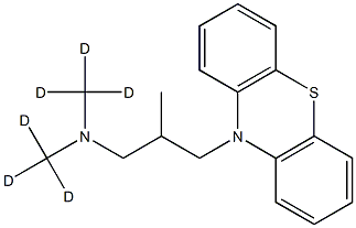 Alimemazine D6 Struktur