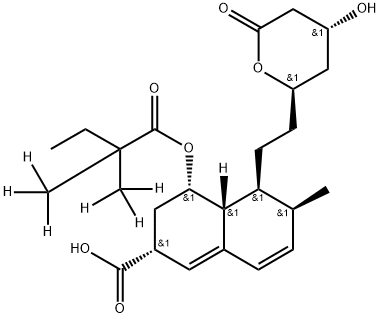 6a€-Carboxy Simvastatin-d6 Struktur