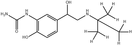 Carbuterol-d9 HeMisulfate Salt Struktur