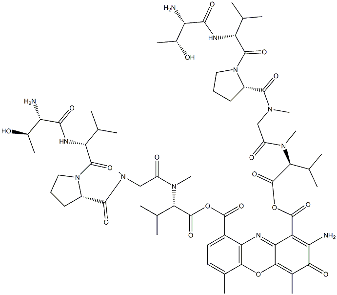 Actinomycin C1 acid Struktur