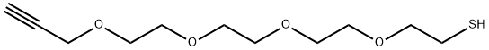 Propargyl-PEG4-thiol Struktur