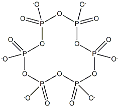 Metaphosphate (P6O186-) Struktur