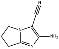 5H-Pyrrolo[1,2-a]imidazole-3-carbonitrile,2-amino-6,7-dihydro-(9CI) Struktur