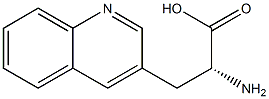 3-Quinolinepropanoicacid,-alpha--amino-,(-alpha-R)-(9CI) Struktur