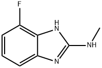 7-Fluoro-N-methyl-1H-benzo[d]imidazol-2-amine Struktur