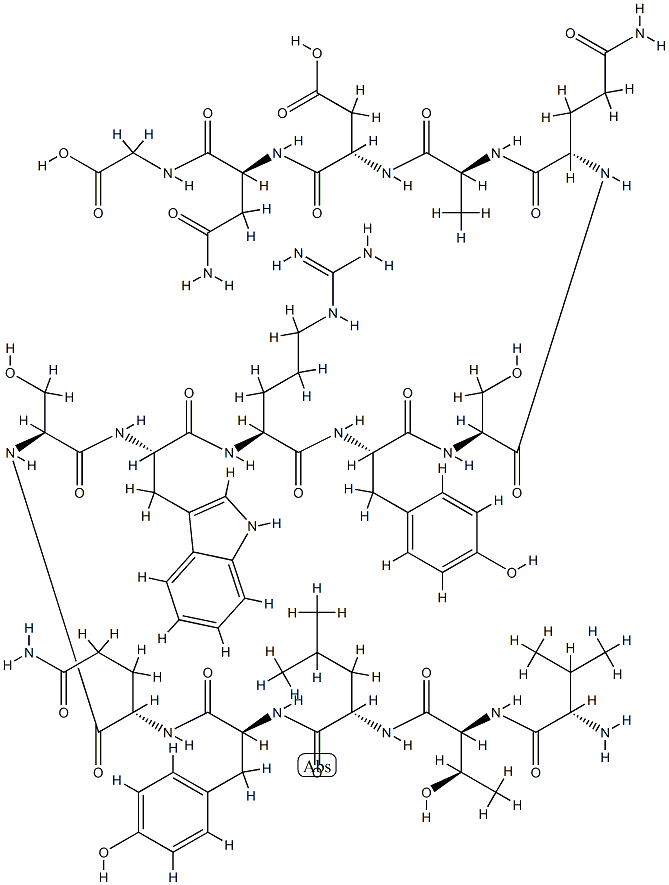 tendamistat (12-26) Struktur