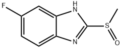 1H-Benzimidazole,5-fluoro-2-(methylsulfinyl)-(9CI) Struktur