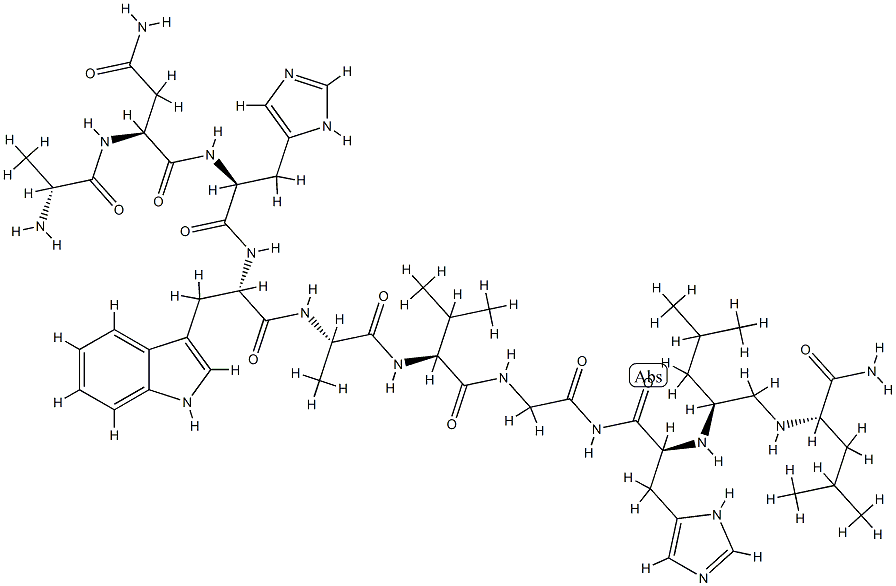 neuromedin C, Ala(1)-Leu(9)-psi-(CH2NH)-Leu(10)- Struktur