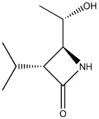 2-Azetidinone,4-(1-hydroxyethyl)-3-(1-methylethyl)-,[3R-[3alpha,4bta(S*)]]-(9CI) Struktur