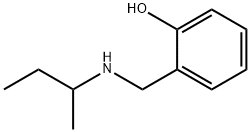 2-[(butan-2-ylamino)methyl]phenol Struktur