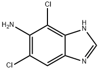 7-dichloro-1H-benzo[d]iMidazol-6-aMine Struktur