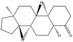 5β-Androsta-4-one Struktur