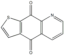 Thieno[3,2-g]quinoline-4,9-dione Struktur