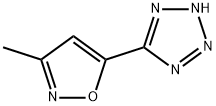 1H-Tetrazole,5-(3-methyl-5-isoxazolyl)-(8CI) Struktur