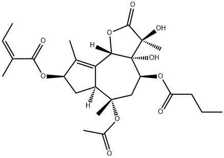 nortrilobolide Struktur