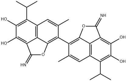 gossylic iminolactone Struktur