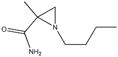 2-Aziridinecarboxamide,1-butyl-2-methyl-(9CI) Struktur