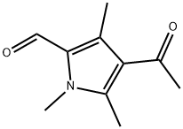 1H-Pyrrole-2-carboxaldehyde,4-acetyl-1,3,5-trimethyl-(9CI) Struktur