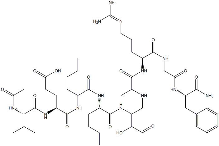 allatotropin (5-13), N-acetylVal-Nle(7,8)- Struktur