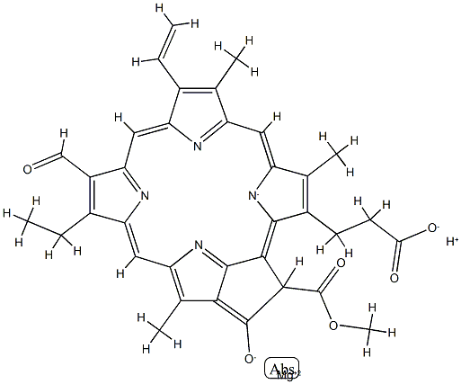 Monovinyl protochlorophyllide b Struktur