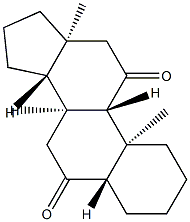 5α-Androstane-6,11-dione Struktur